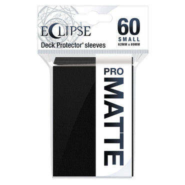 Ultra Pro - Eclipse Matte Small Deck Protector Sleeves - Jet Black