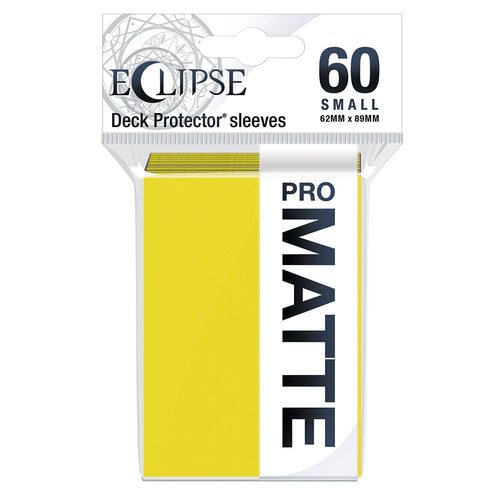 Ultra Pro - Eclipse Matte Small Deck Protector Sleeves - Lemon Yellow