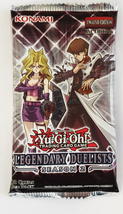 Yugioh! Legendary Duelists: Season 2 SINGLE BOOSTER PACK *Sealed*