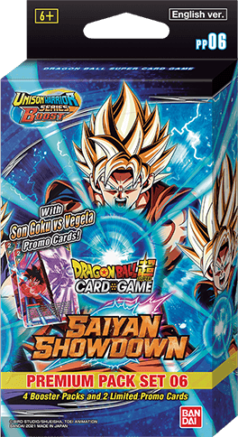 Dragon Ball Super Card Game: UW6 Saiyan Showdown Premium Pack (PP06) *Sealed*