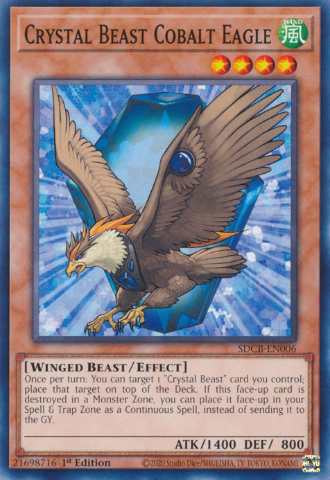 Crystal Beast Cobalt Eagle [SDCB-EN006] Common