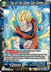 Top of His Game Son Gohan [TB2-021]