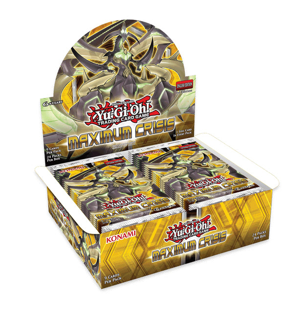 Yugioh! Booster Boxes: Maximum Crisis *Sealed*