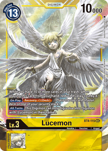 Lucemon [BT4-115] (Alternate Art) [Great Legend]