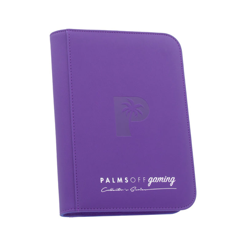 Palms Off Binder Collector Series 4-Pocket Zip Binder 160 - Purple