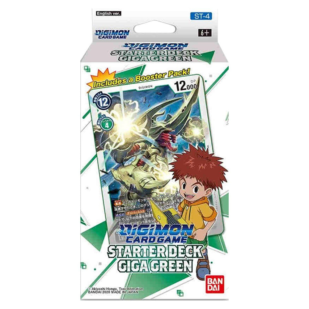 Digimon Card Game Series 4 - Starter Deck Giga Green (ST4) *Sealed*