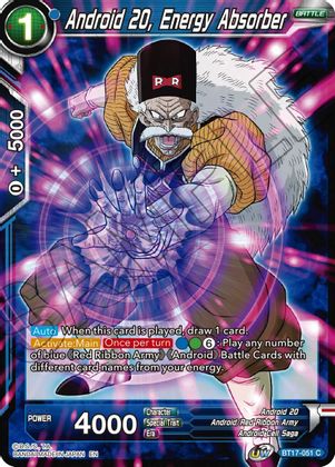 Android 20, Energy Absorber (BT17-051) [Ultimate Squad]