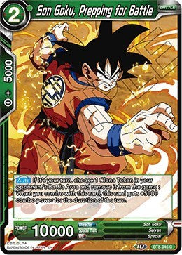 Son Goku, Prepping for Battle [BT8-046]