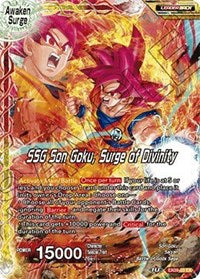 Super Saiyan Son Goku // SSG Son Goku, Surge of Divinity [EX09-03]