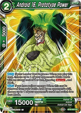 Android 16, Prototype Power [BT9-043]