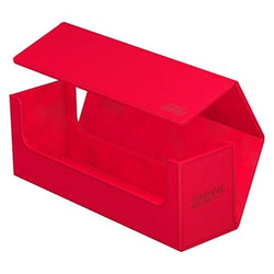 Ultimate Guard Arkhive Flip Case XenoSkin 400 - Red Monocolor