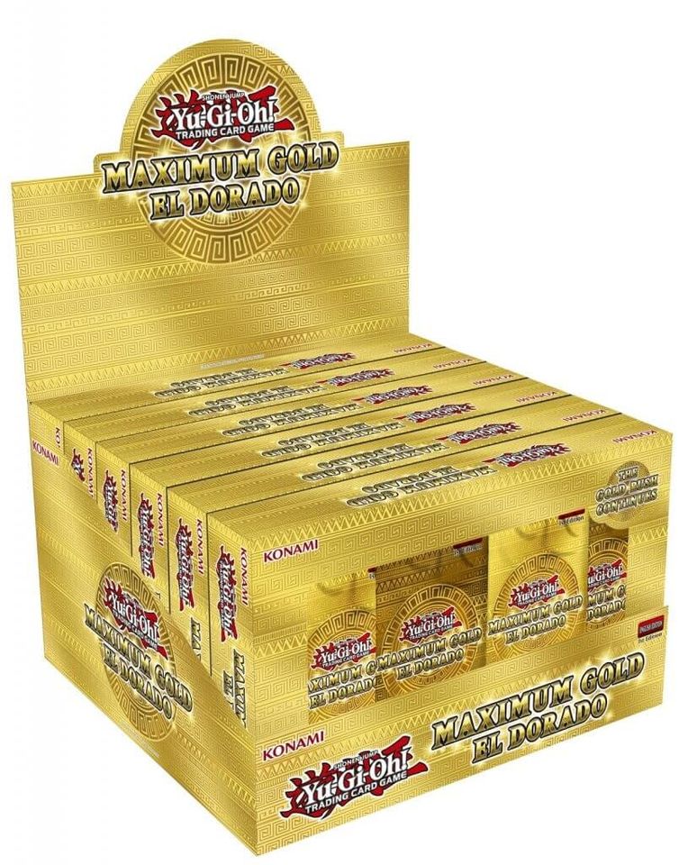 Yugioh! Boxed Sets & Tins: Maximum Gold: El Dorado DISPLAY CASE *Sealed*