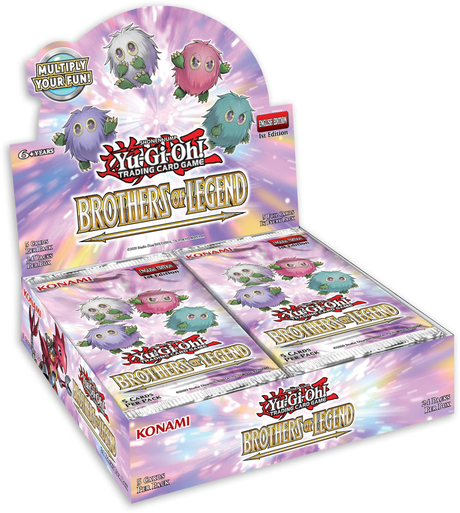 Yugioh! Booster Boxes: Brothers of Legend *Sealed*