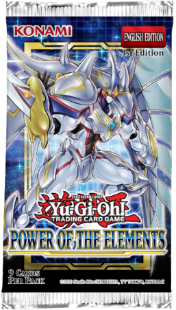 Yugioh! Booster Packs: Power of the Elements *Sealed*