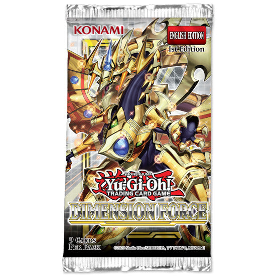Yugioh! Booster Packs: Dimension Force *Sealed*
