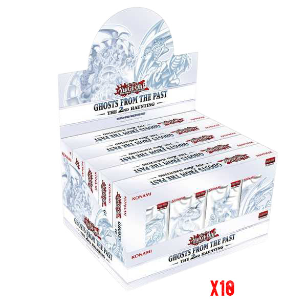 Yugioh! Boxed Sets & Tins: Ghosts from the Past 2: The Second Haunting CASE (10 DISPLAYS, 200 PACKS) *Sealed*