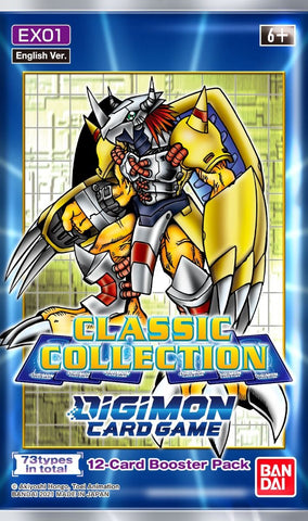 Digimon Card Game - Classic Collection (EX01) Booster Pack *Sealed*