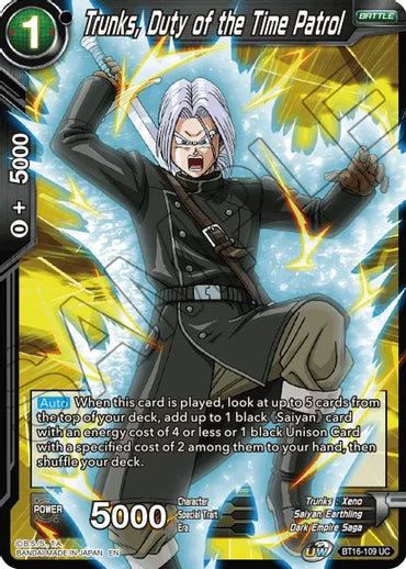Trunks, Duty of the Time Patrol [BT16-109]