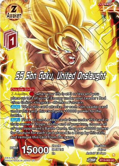 SS Son Goku, United Onslaught (BT19-003) [Fighter's Ambition]