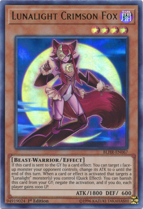 Lunalight Crimson Fox [BLHR-EN067] Ultra Rare