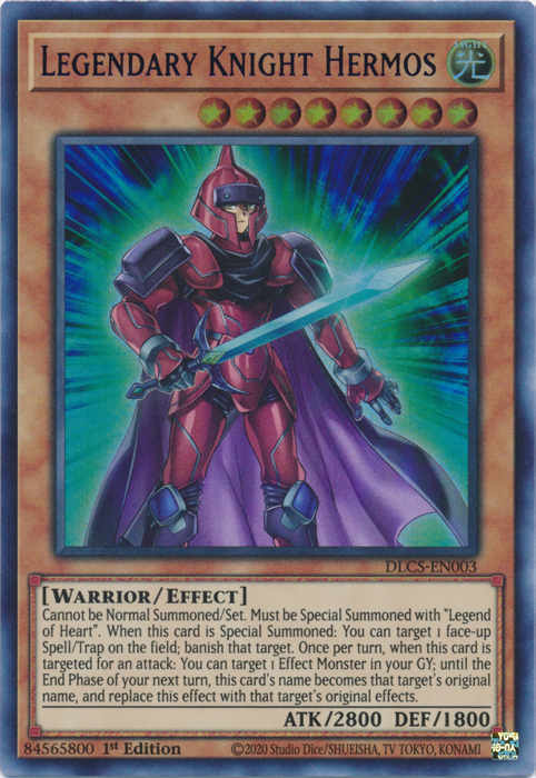 Legendary Knight Hermos (Blue) [DLCS-EN003] Ultra Rare
