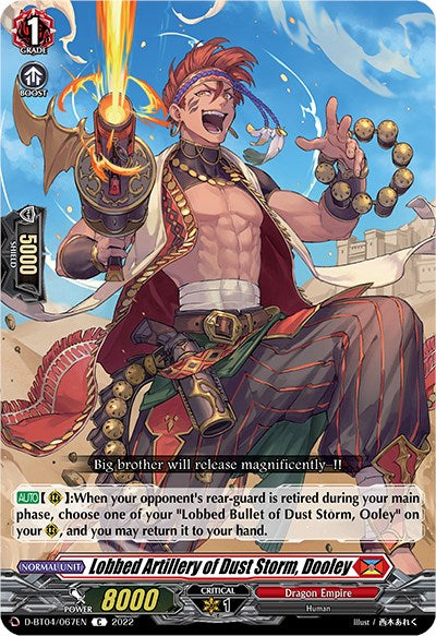 Lobbed Artillery of Dust Storm, Dooley (D-BT04/067EN) [Awakening of Chakrabarthi]