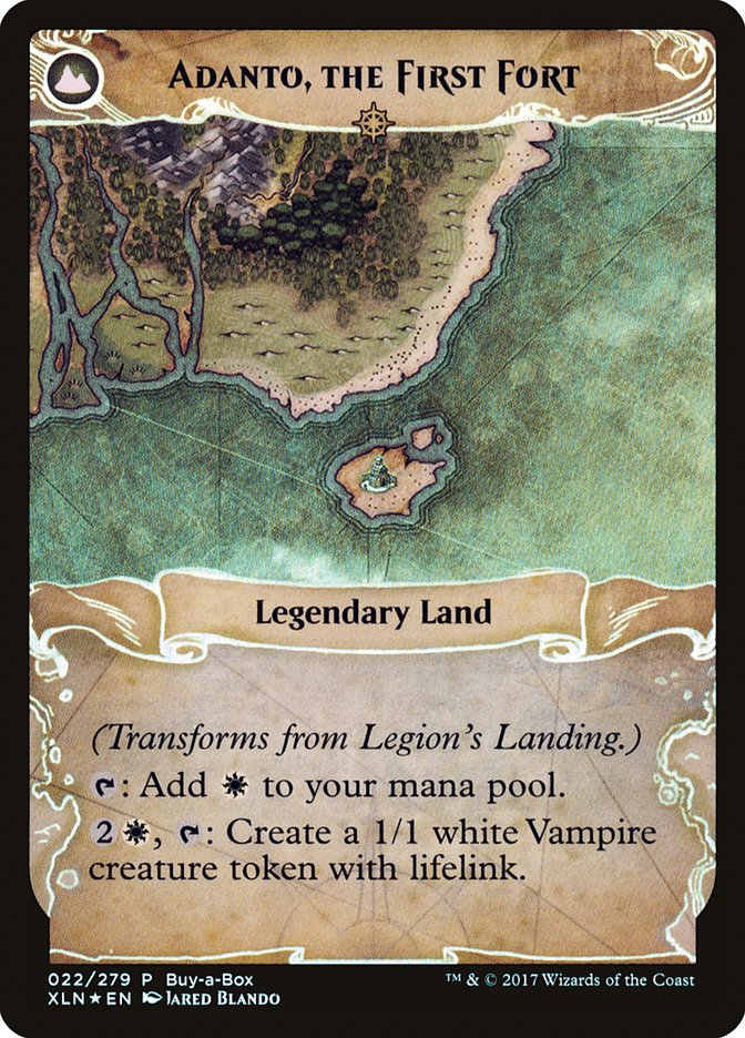 Legion's Landing // Adanto, the First Fort (Buy-A-Box) [Ixalan Treasure Chest]