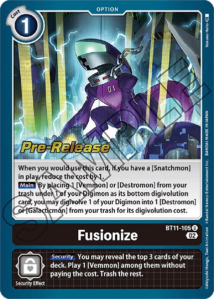 Fusionize [BT11-105] [Dimensional Phase Pre-Release Promos]