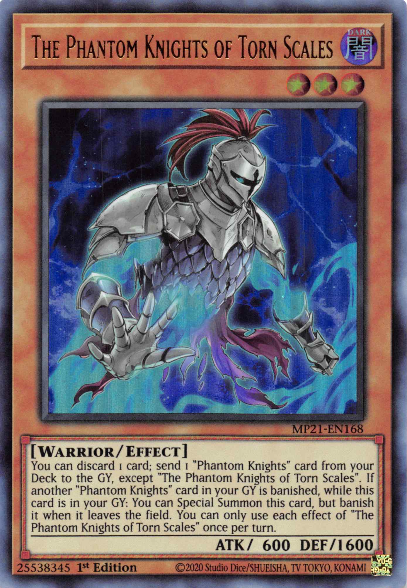 The Phantom Knights of Torn Scales [MP21-EN168] Ultra Rare