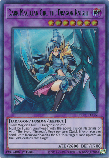 Dark Magician Girl the Dragon Knight (Blue) [DLCS-EN006] Ultra Rare