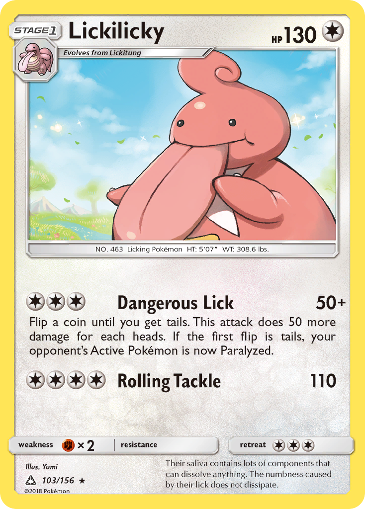 Lickilicky (103/156) [Sun & Moon: Ultra Prism]