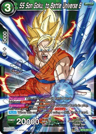 SS Son Goku, to Battle Universe 6 [BT16-051]