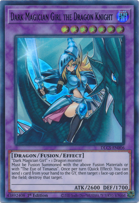 Dark Magician Girl the Dragon Knight (Purple) [DLCS-EN006] Ultra Rare