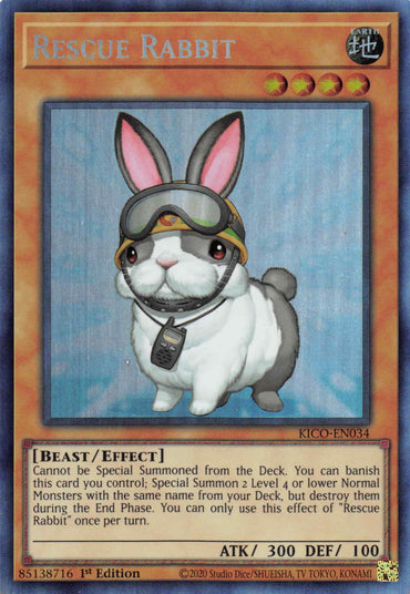 Rescue Rabbit (Collector's Rare) [KICO-EN034] Collector's Rare