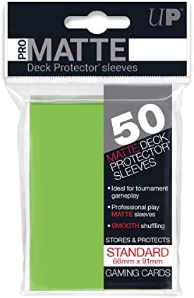 Ultra Pro - Matte Sleeves - Lime Green (50 pc) (Standard Sized)