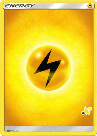 Lightning Energy (Pikachu Stamp #35) [Battle Academy 2020]