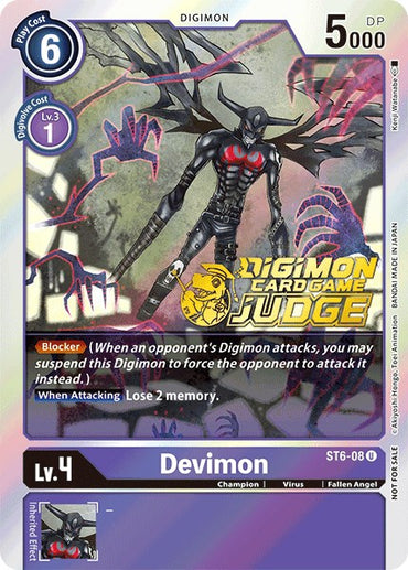 Devimon [ST6-08] (Judge Pack 1) [Starter Deck: Venomous Violet]