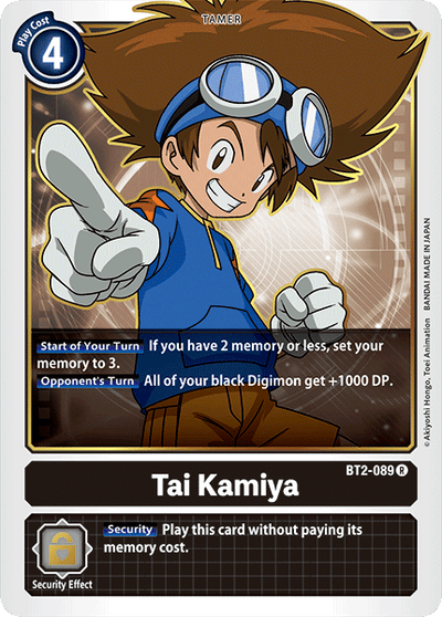 Tai Kamiya [BT2-089] [Release Special Booster Ver.1.0]