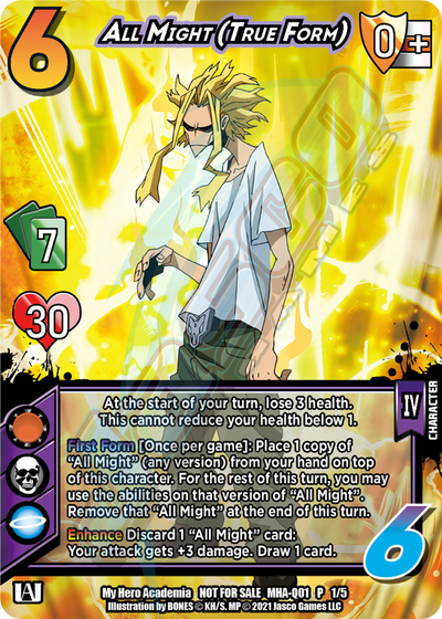 All Might (True Form) [Series 1 Quirk Pack Unlimited]