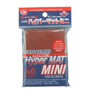 KMC Hyper MAT Sleeves - Mini Red (Yu-Gi-Oh Sized)