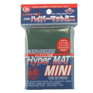 KMC Hyper MAT Sleeves - Mini Green (Yu-Gi-Oh Sized)