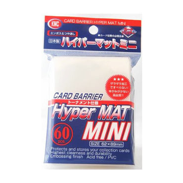KMC Hyper MAT Sleeves - Mini White (Yu-Gi-Oh Sized)