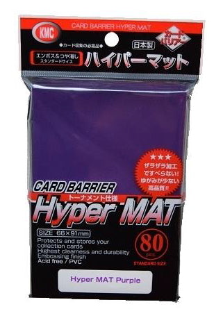 KMC Hyper MAT Sleeves - Standard Purple (Standard Sized)