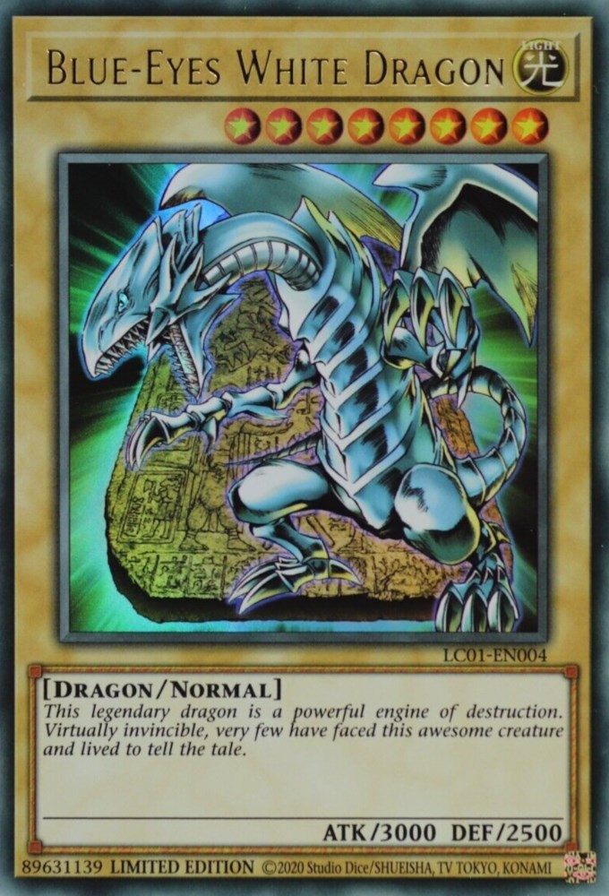 Blue-Eyes White Dragon (25th Anniversary) [LC01-EN004] Ultra Rare
