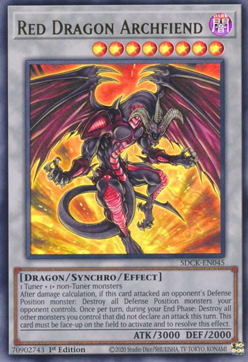 Red Dragon Archfiend [SDCK-EN045] Ultra Rare