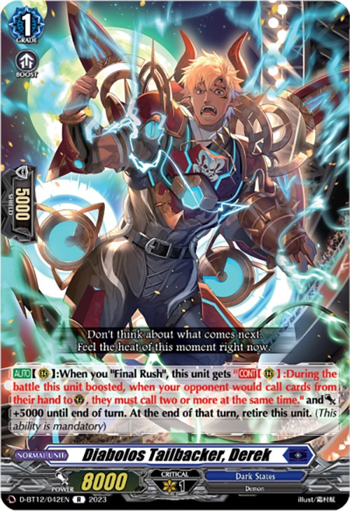 Diabolos Tailbacker, Derek (D-BT12/042EN) [Evenfall Onslaught]