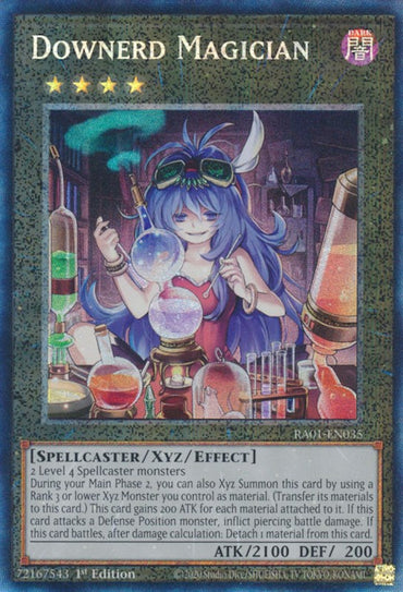 Downerd Magician [RA01-EN035] Prismatic Collector's Rare