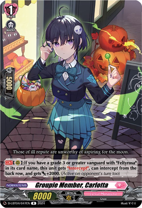 Groupie Member, Carlotta (D-LBT04/047EN) [Lyrical Monasterio: Trick or Trick!]