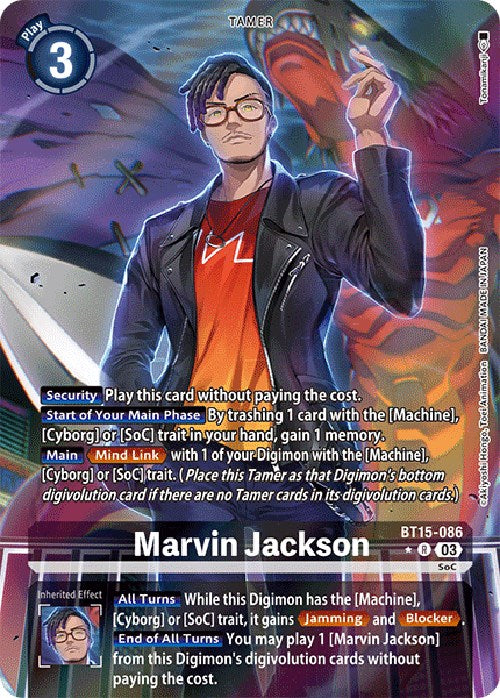 Marvin Jackson [BT15-086] (Alternate Art) [Exceed Apocalypse]