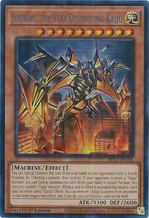 Jizukiru, the Star Destroying Kaiju (Silver) [BLC1-EN036] Ultra Rare